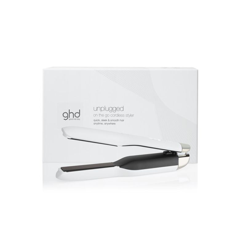 ghd Unplugged - Cordless Hair Straightener White